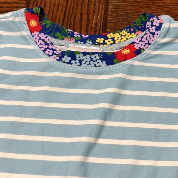 HANNA ANDERSSON Rash Guard Swim Top Long Sleeve Size 160/12 - Picture 2 of 7